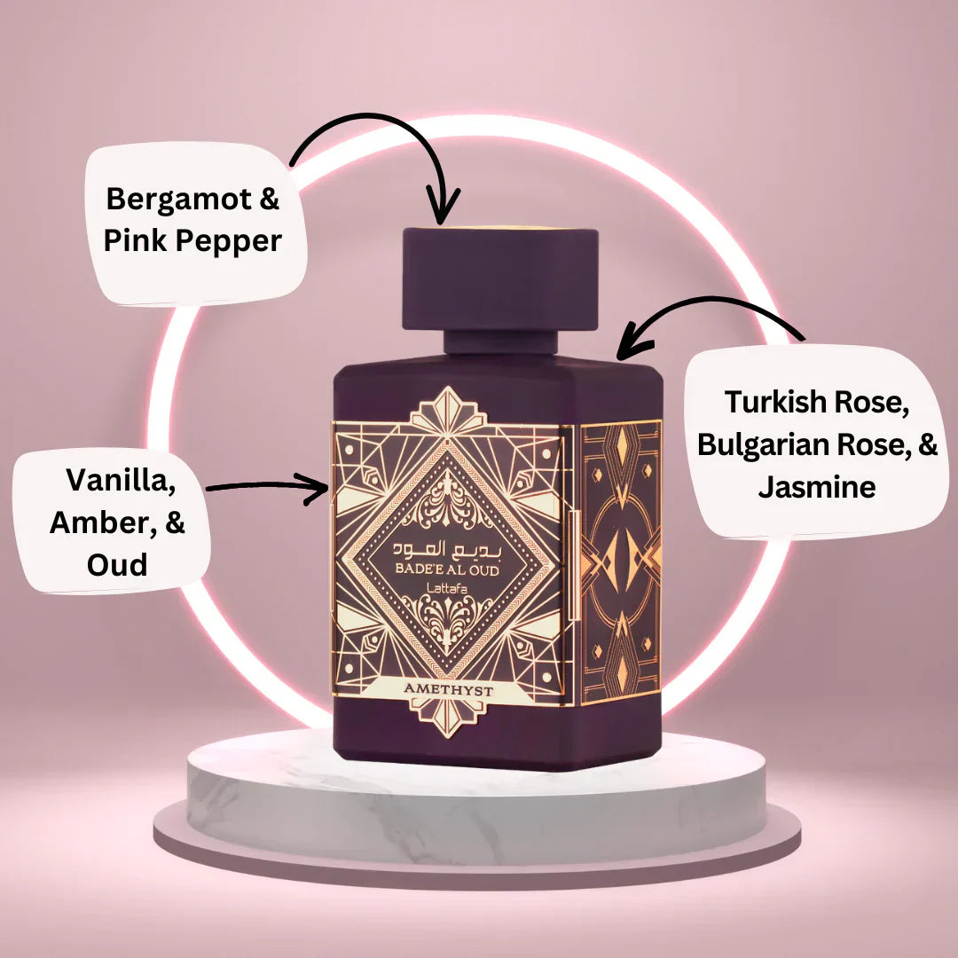 100 ml Lattafa - Bade'e Al Oud Amethyste - Eau de Parfum de Dubai Mixte