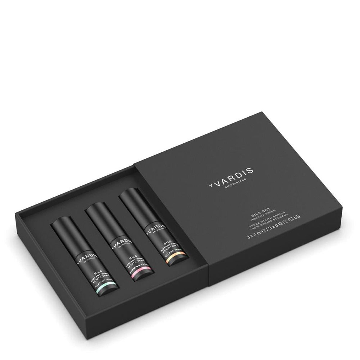 3*4ml Vvardis - Coffret de Spray Bouche Éliminer Les Mauvaises Odeurs 3 Senteurs