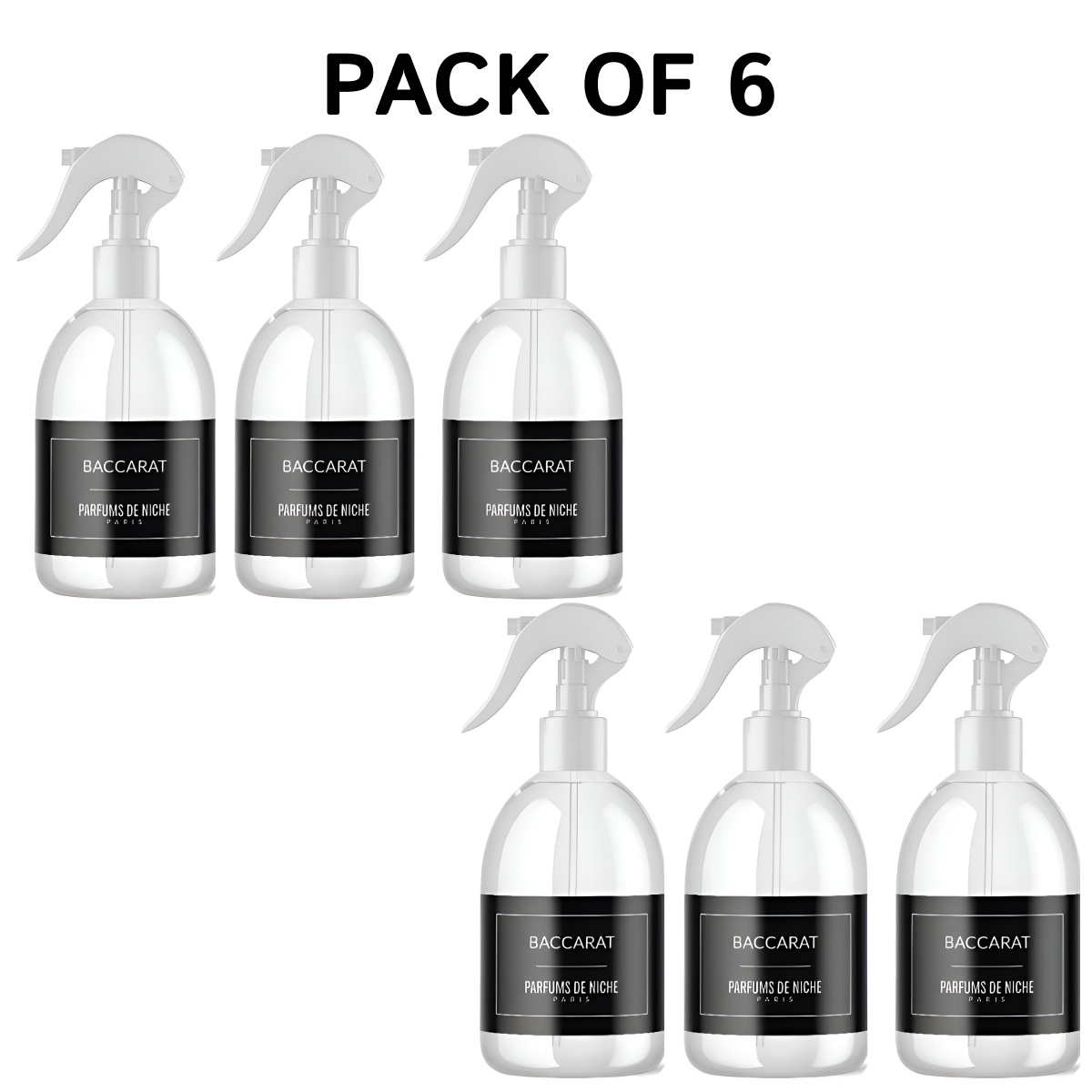 6 * 250 ml Parfums de Niche/birraci - Parfum D'ambiance Maison - Baccarat