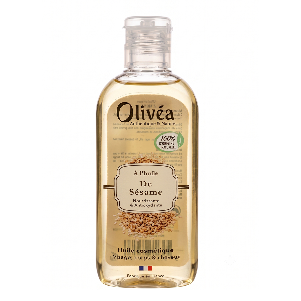 100 ml Olivéa - Huile de Sésame - Huile Nourissante & Antioxydante