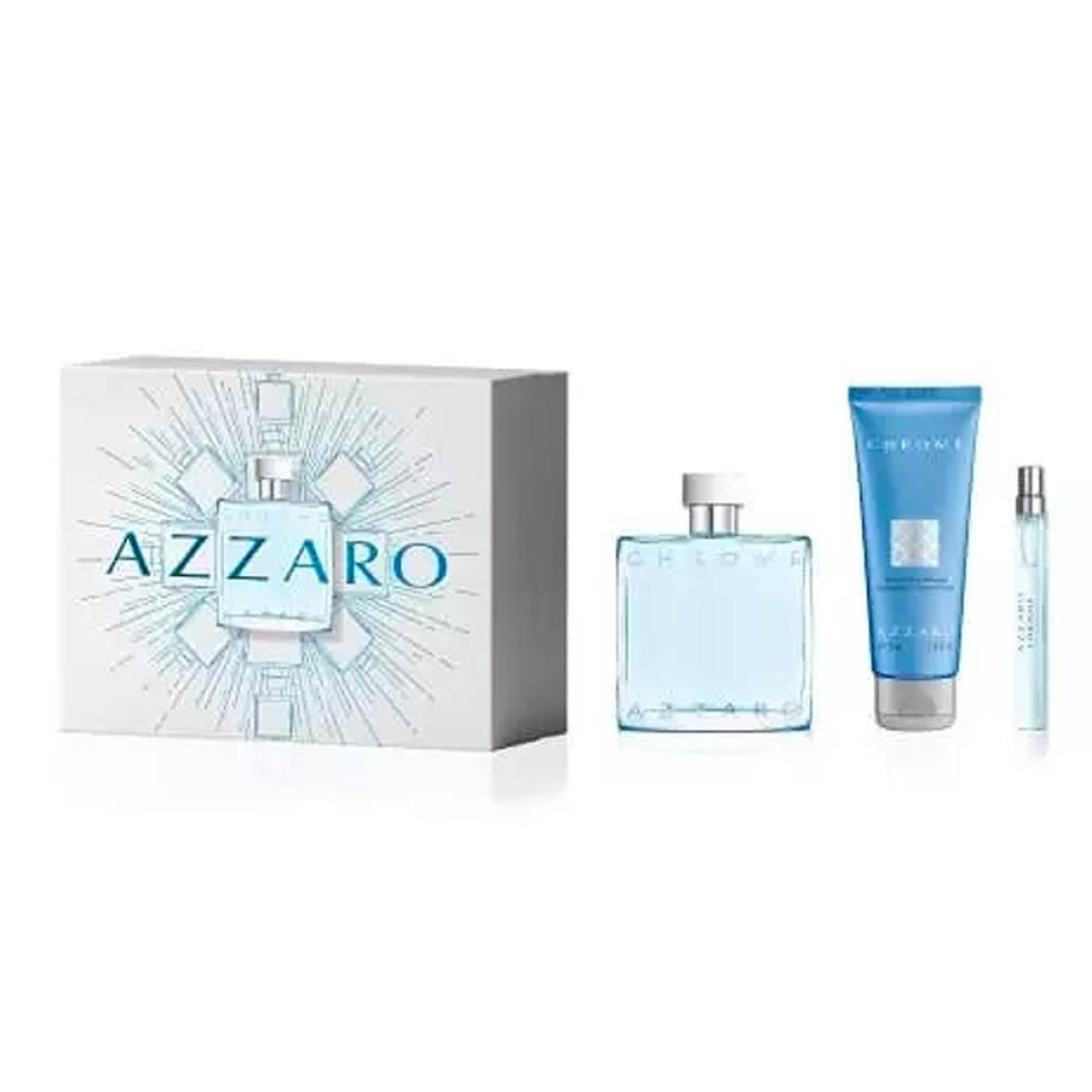 Azzaro - Chrome EDT 100ml +edt 10ml + Shampoing 75ml