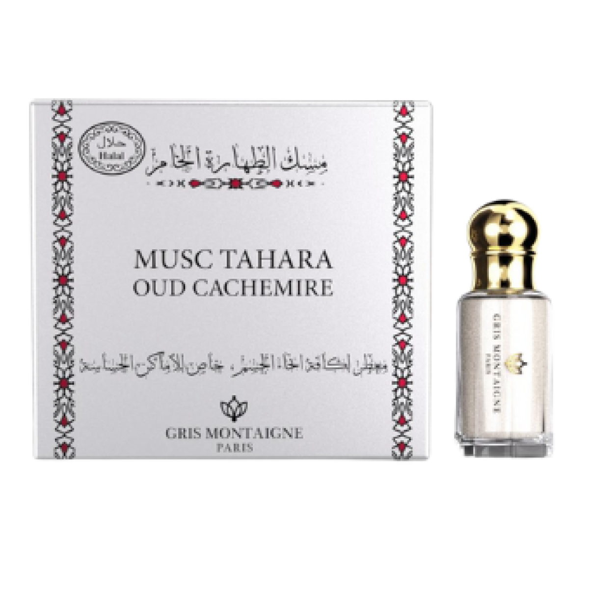 4*12ml Gris Montaigne - Musc Tahara Rouh Al Arab - Parfum Concentrado