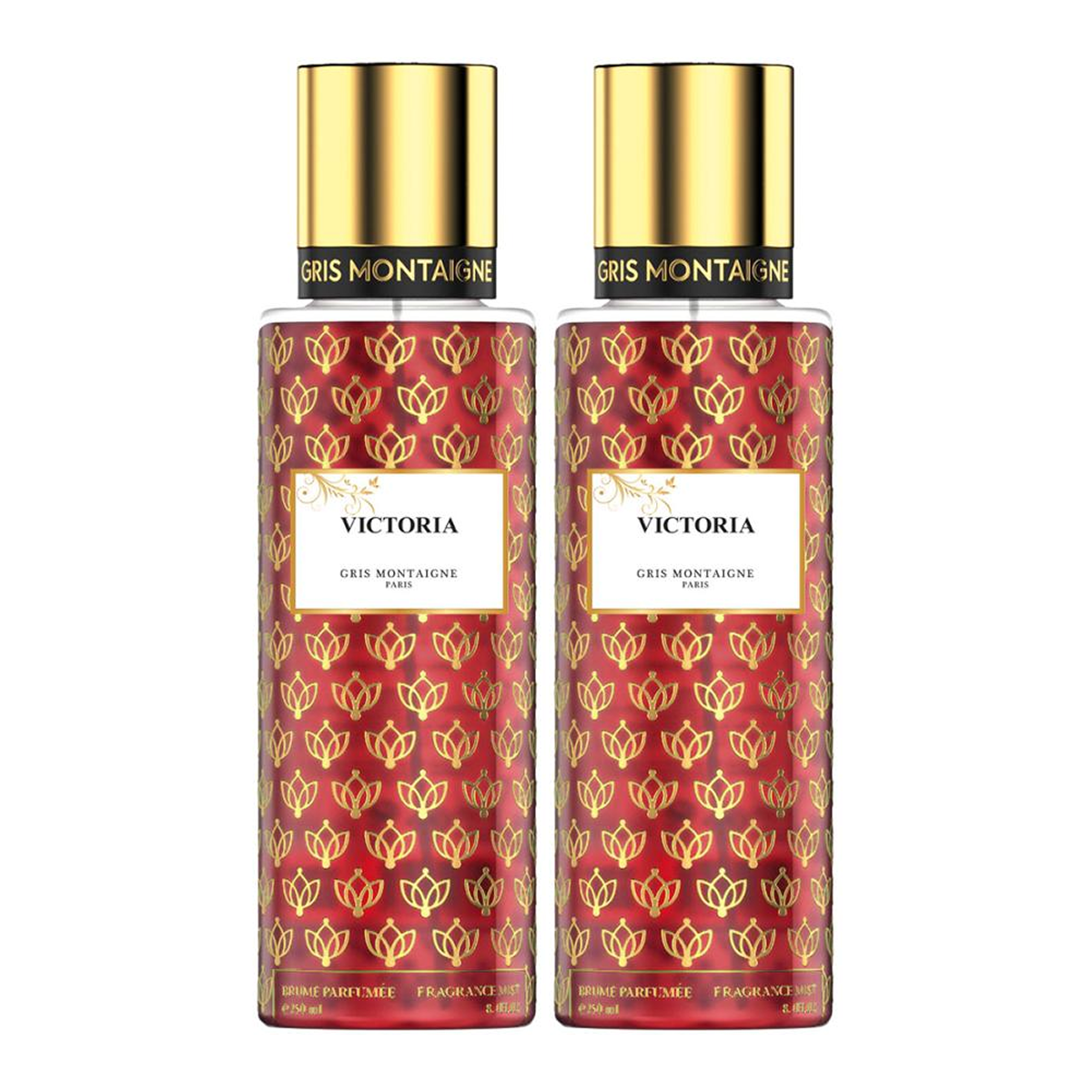 2 * 250ml Gris Montaigne - Victoria - Body Mist