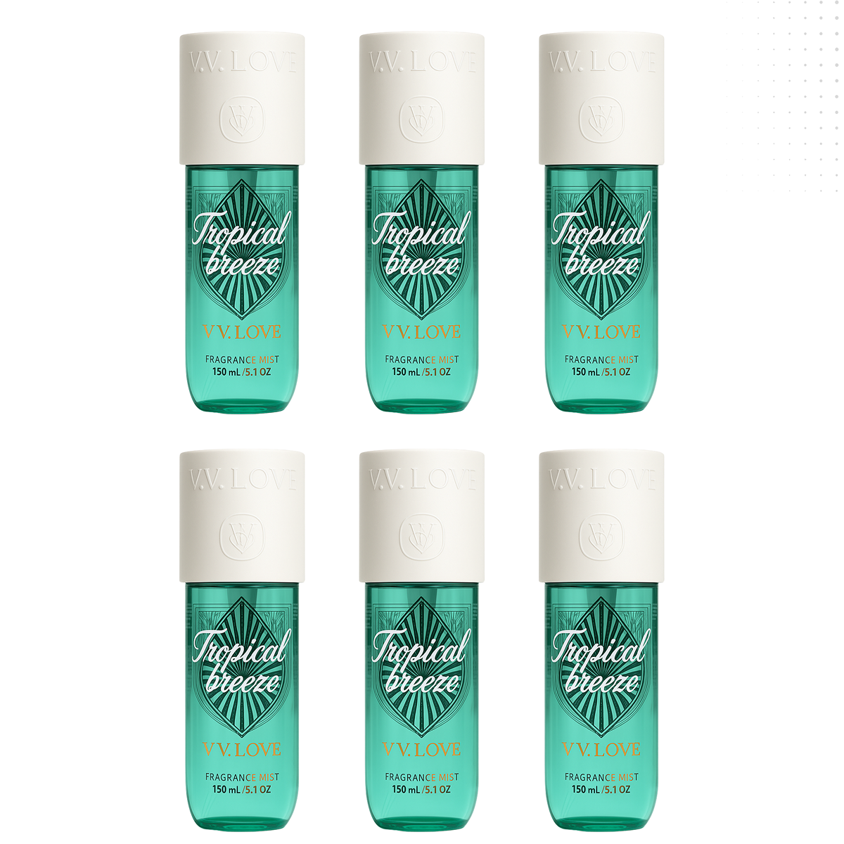 150ml Vv Love - Tropical Breeze - Brume Parfumée pour femme