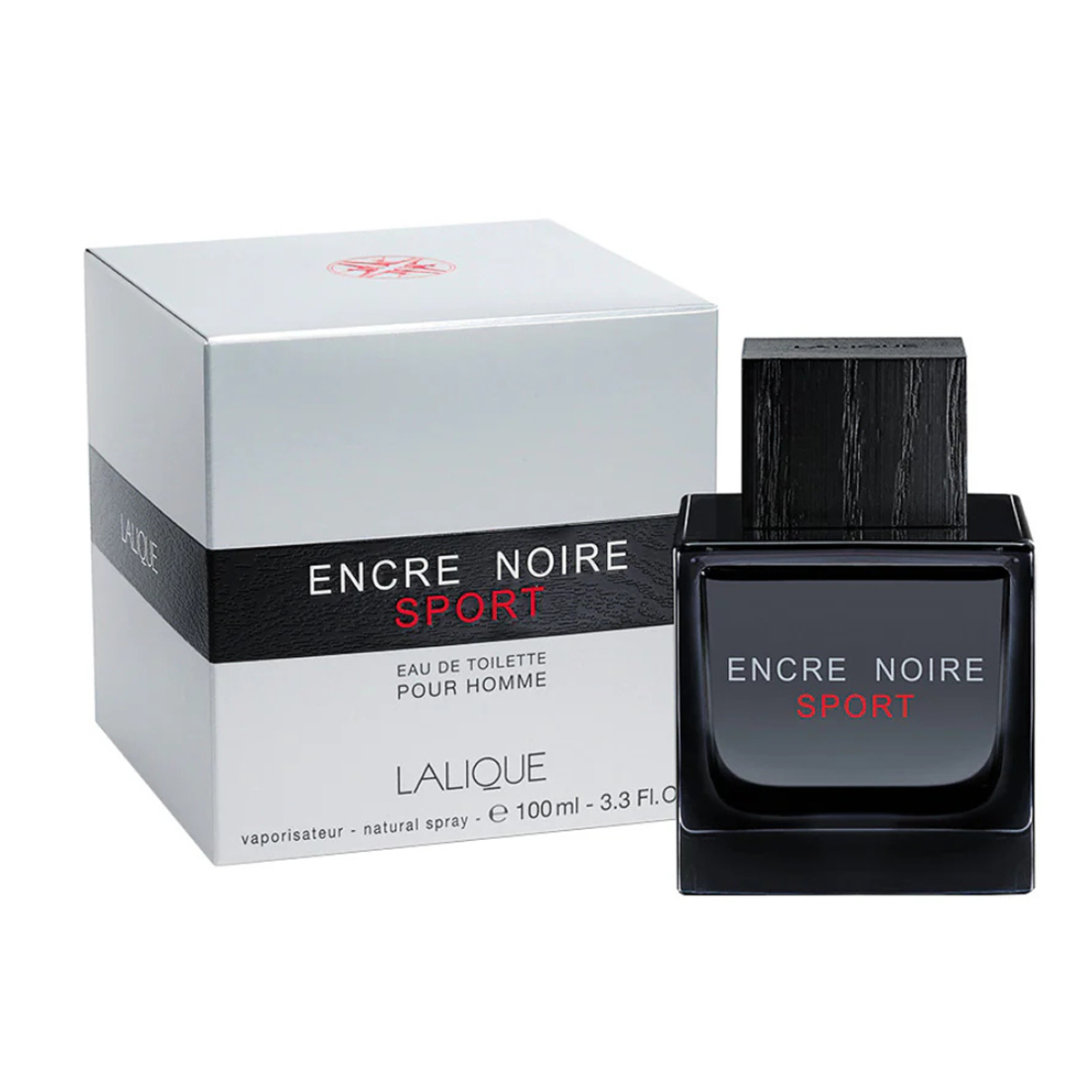 100 ml Lalique - Encre Noir Sport - Eau de Toilette pour homme