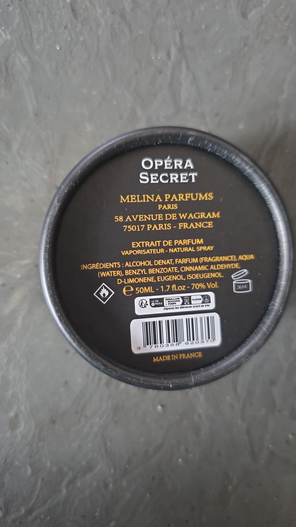 Melina Parfums - Opéra Secret - Extracto de Perfume Mixto