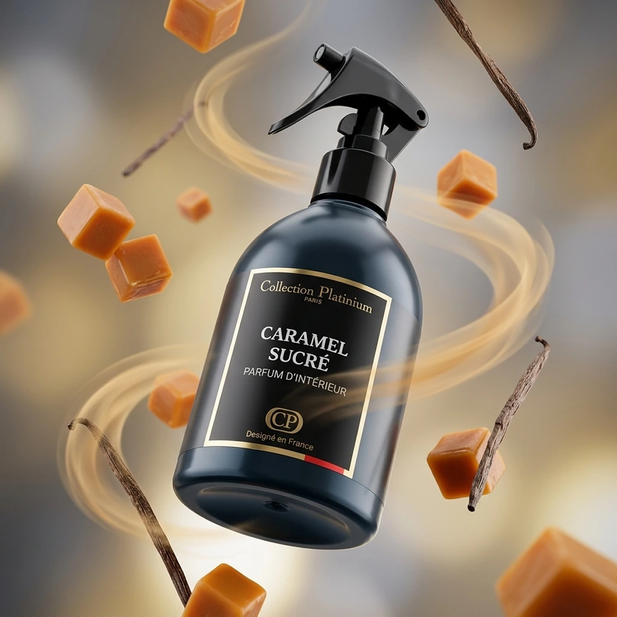 Collection Platinium - Caramel Sucré - Parfum D'intérieur