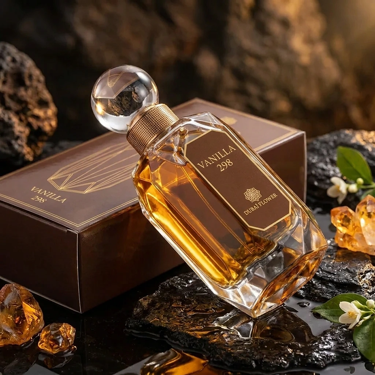 100ml Dubaï Flower - Vanilla 298 - Extrait de Parfum Mixte