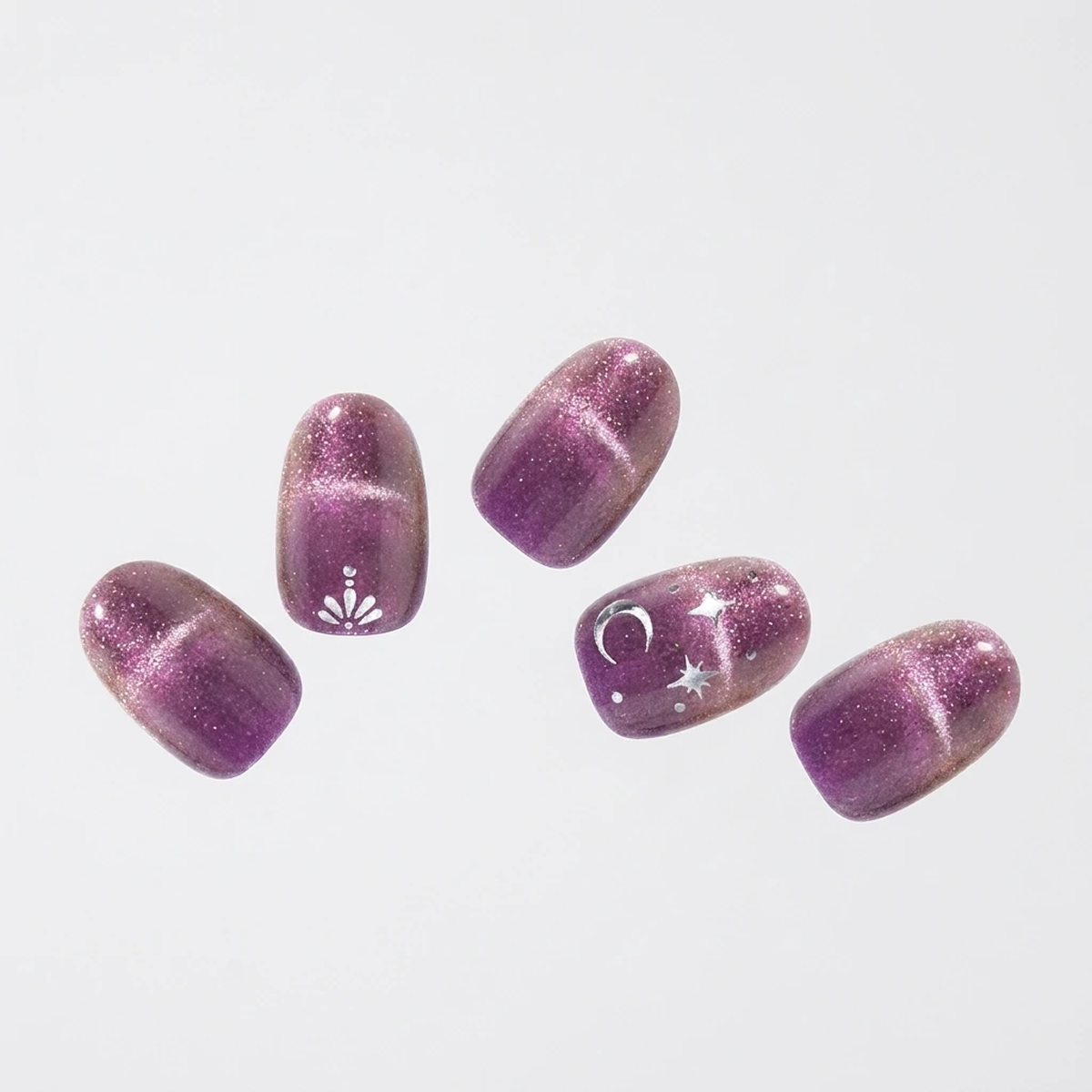 EDGE U - Purple Night Magnet - Bandes pour Ongles