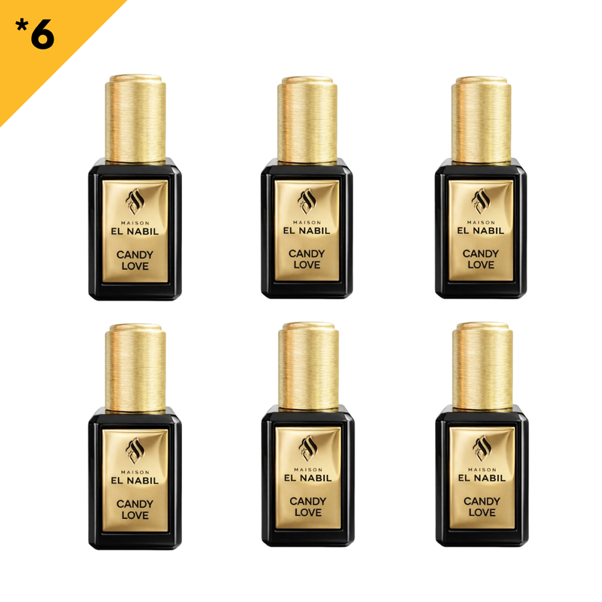 12*5ml el Nabil - Candy Love - Parfum Concentré Sans Alcool