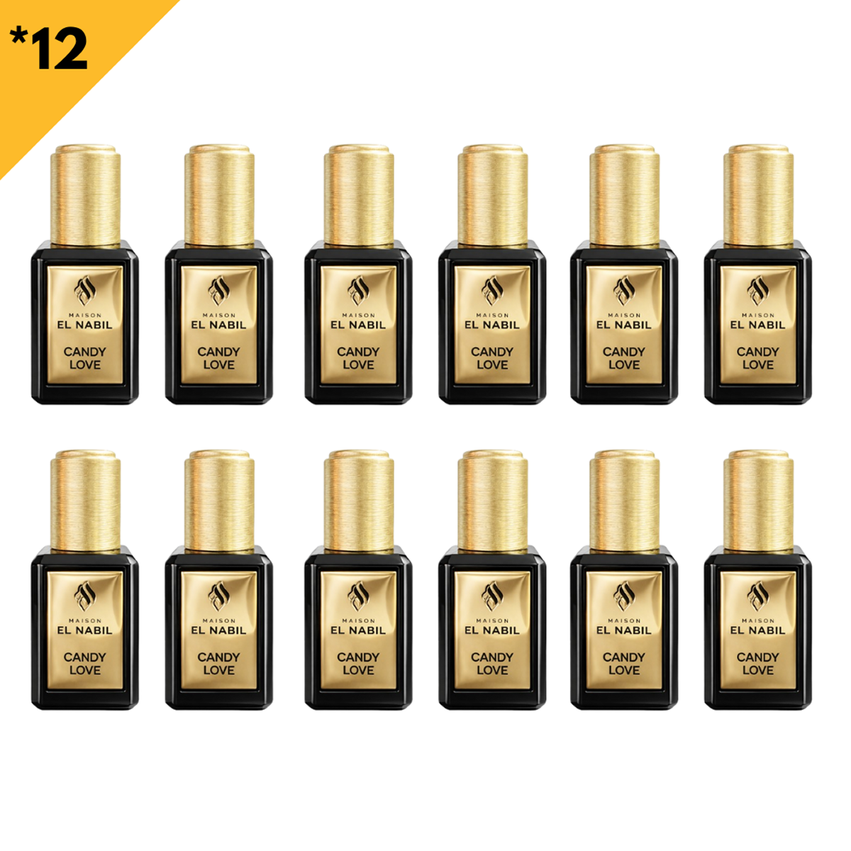 12*5ml el Nabil - Candy Love - Parfum Concentré Sans Alcool