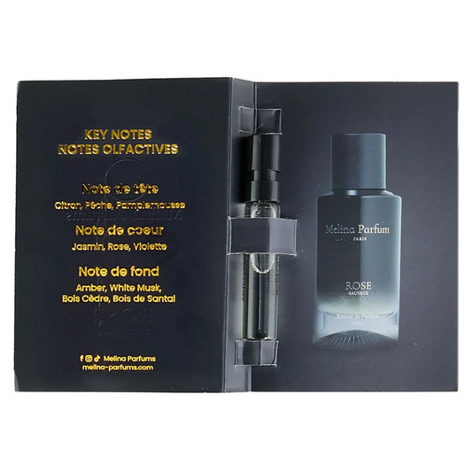 2ml Melina Parfums - échantillons Rose sauvage