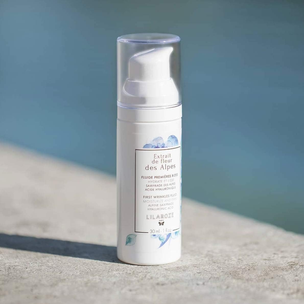 Lilaroze Paris - Fluido Primeras Arrugas Extracto Fleur Des Alpes Hidrata y Alisa Ácido Hialurónico