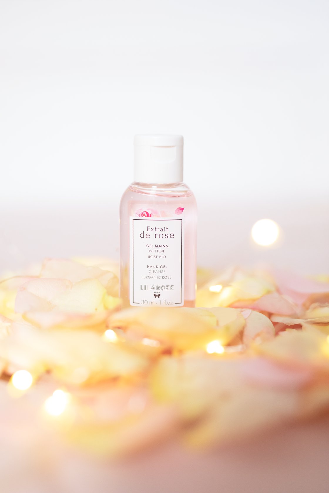 Lilaroze Paris - Gel de Manos Limpiador con Extracto de Rosa