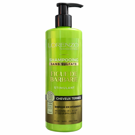 500ml Lorenzo Professional - Figue de Barbarie - Shampooing Sans Sulfate