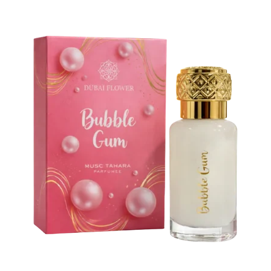 12ml * 4 Dubaï Flower - Musc Tahara Bubble Gum - Concentré de Parfum Mixte