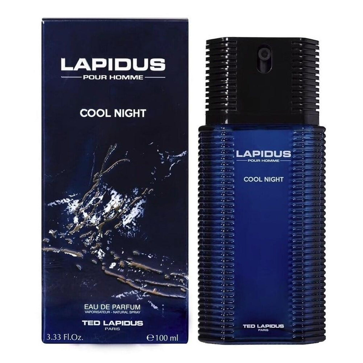 100ml Ted Lapidus - Cool Night - Eau de Parfum pour homme 100ml