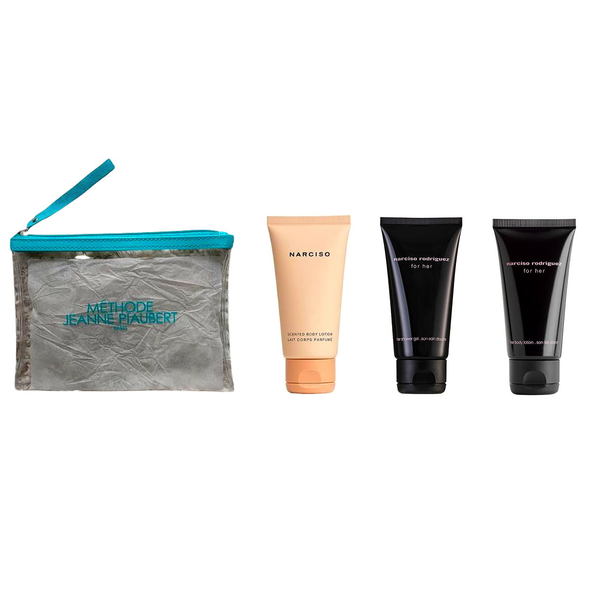 Narciso Rodriguez Lot Lait corps*2 + gel +Trousse Narciso Rodriguez Lot Lait corps*2 + gel +Trousse