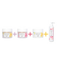 Lilaroze Paris - Pack Exfoliante Cuerpo Extracto de fleurs D'oranger + Exfoliante Cuerpo Extracto de rose + Crema Cuerpo Extracto de fleur d'Oranger + Lait Cuerpo Extracto de rose