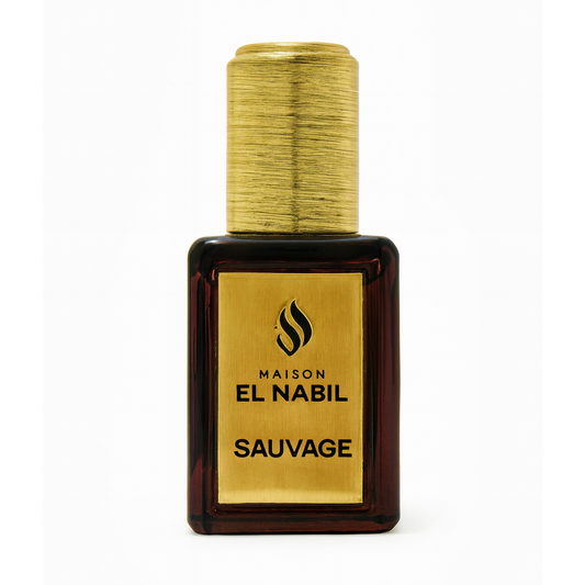 12*5ml el Nabil - Sauvage - Parfum Concentré Sans Alcool