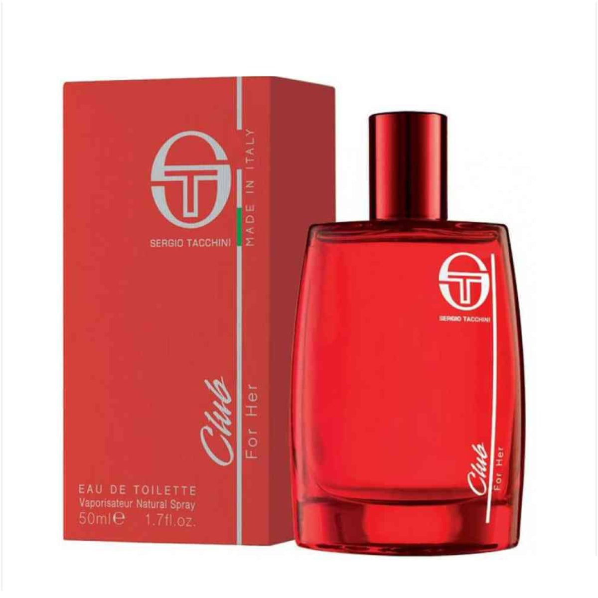 50 ml Sergio Tacchini - Club For Her - Eau de Toilette pour femme