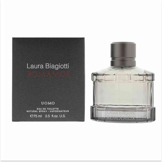 Perfume Romamor Uomo de Laura Biagiotti para hombre 75 ml