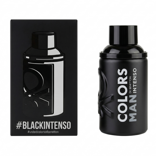 Bennetton - Colors Black Intenso - Eau de Parfum para Hombre