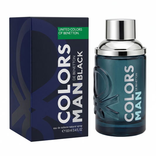 Benetton - Colors Black - Eau de Toilette para Hombre