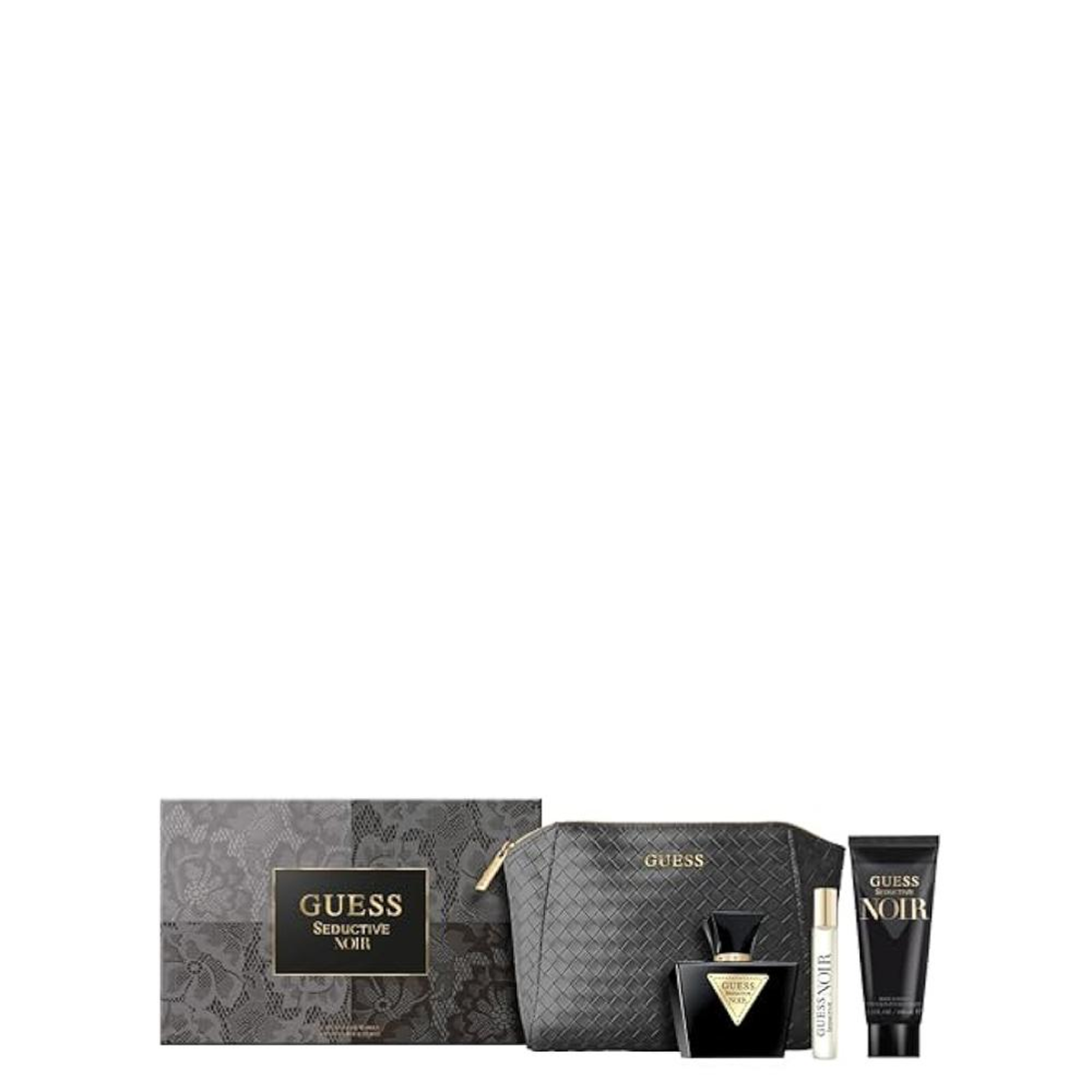Guess - Seductive Noir - EDT 75ml + Loción Corporal 100ml + Pochette