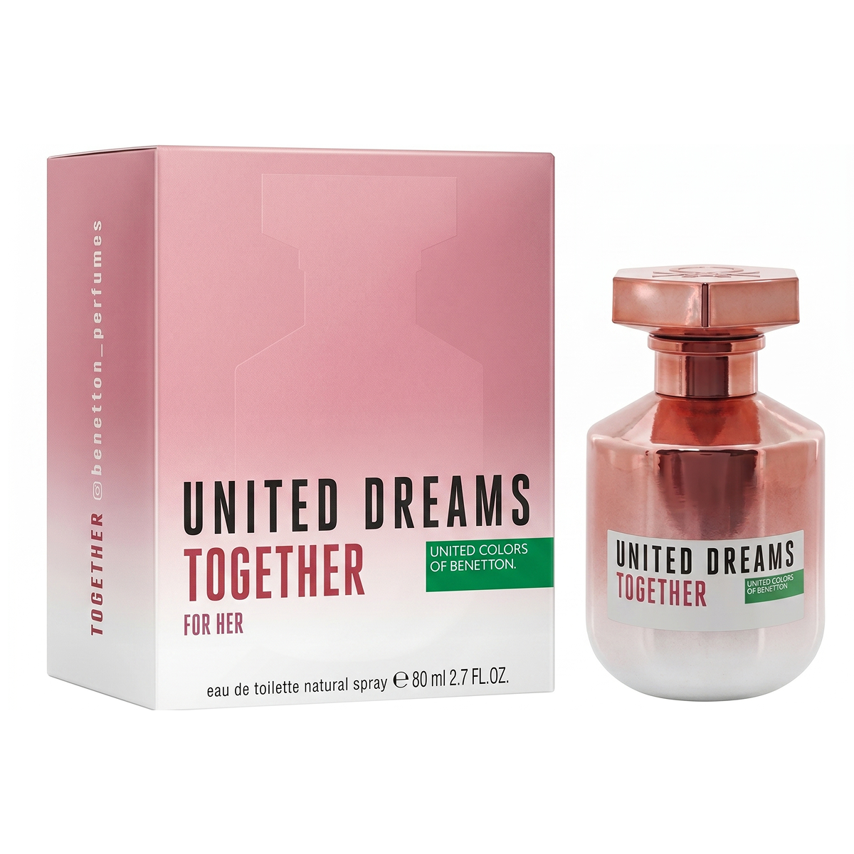 80 ml Benetton - United Dreams Together - Eau de Toilette Mixte