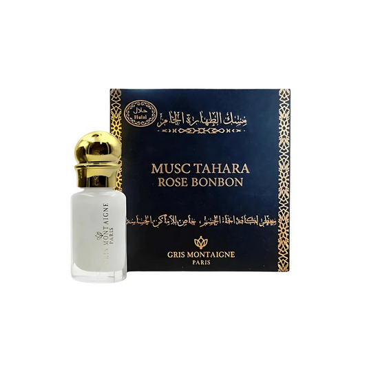 12ml Gris Montaigne - Musc Tahara Rose BonBon - Parfum Concentré