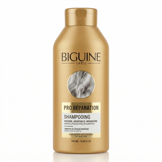 500ml Biguine Paris - Pro Réparation - Shampooing  Cheveux Secs et Cassants
