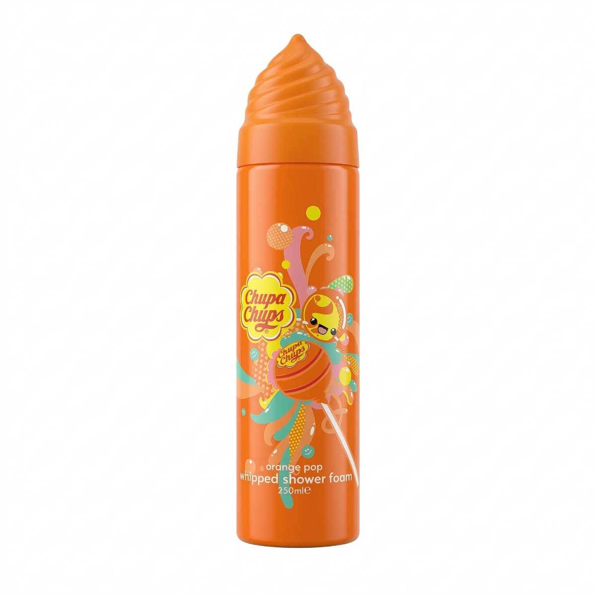 250ml Chupa Chups - Orange Pop - Whipped Shower Foam