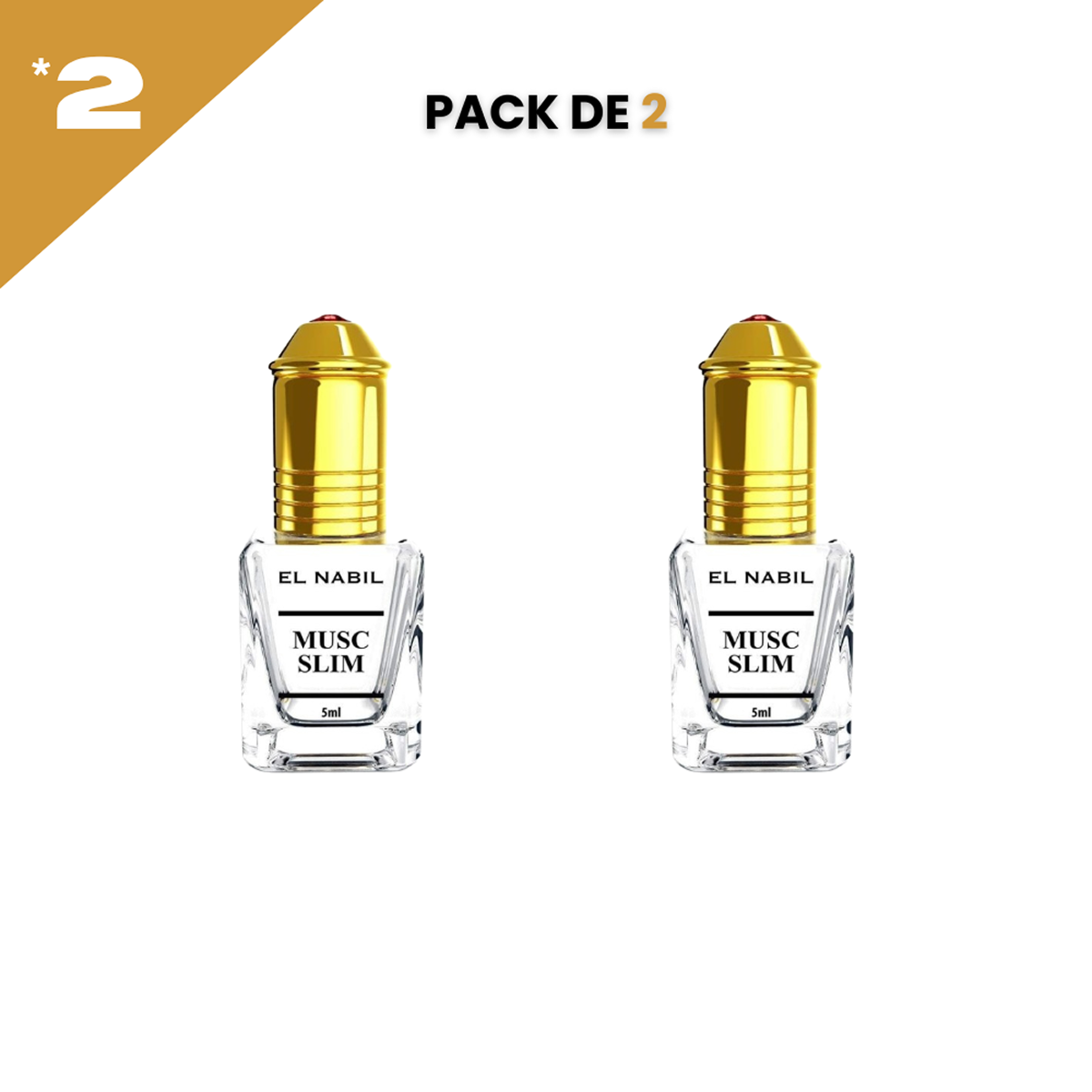 12*5ml el Nabil - Musc Slim - Parfum Concentrado Sans Alcool