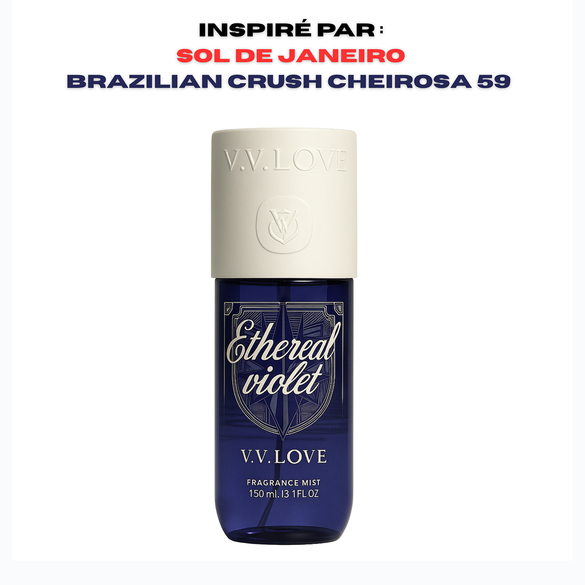 150ml Vv Love - Ethereal Violet - Brume Parfumée pour femme