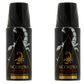 150ml Scorpio - Noir Absolu - Deodorant pour homme