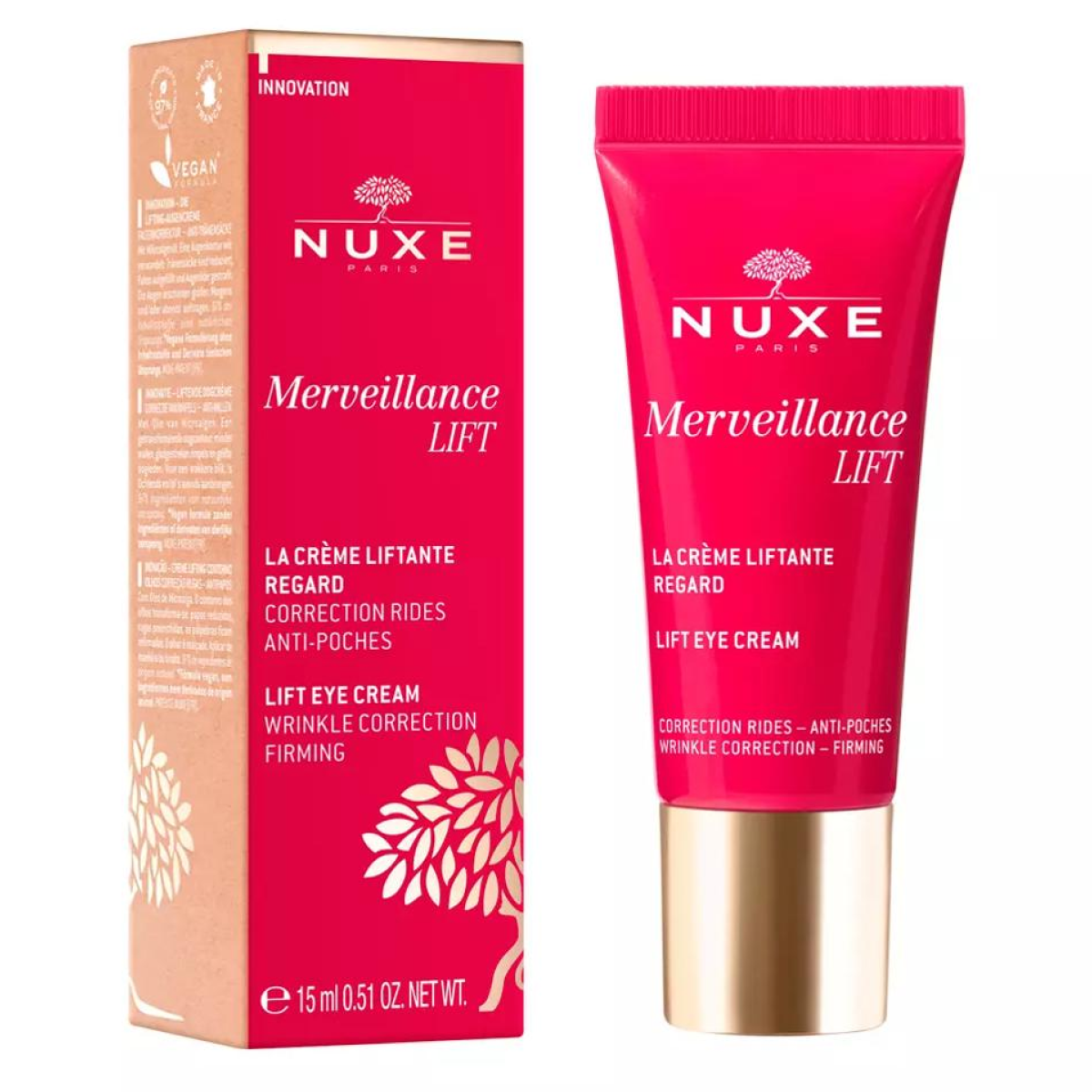 15ml Nuxe - Merveillance Lift la Crème Liftante Regard Toutes Peaux