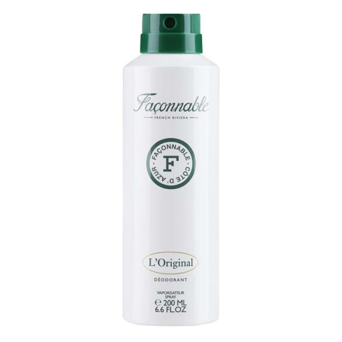 6*200ml Façonnable - L'original - Desodorante para Hombre