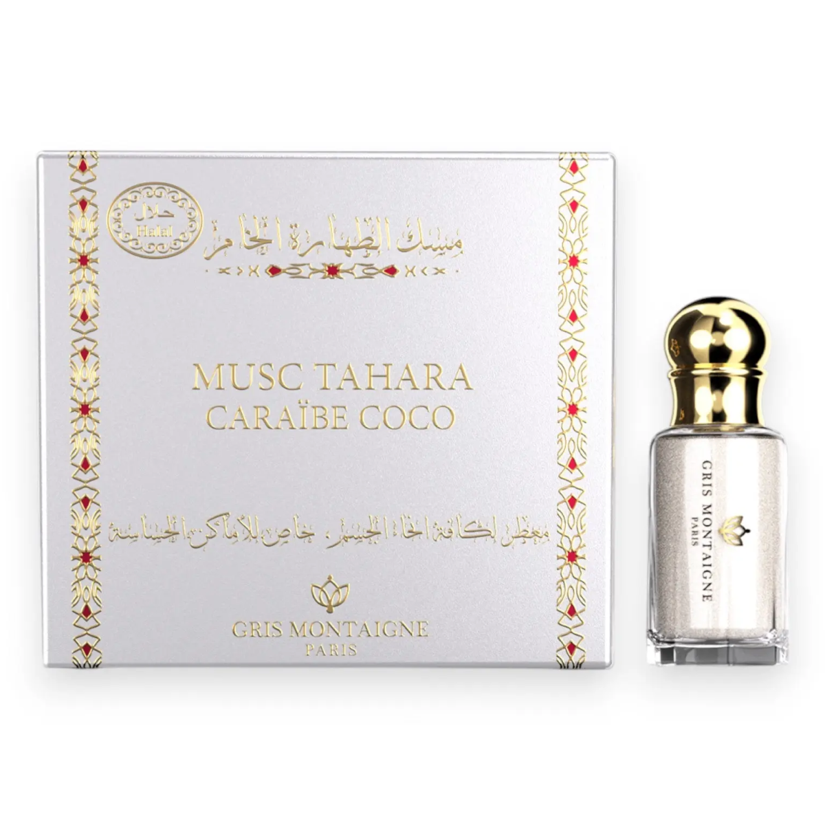 2*12ml Gris Montaigne - Musc Tahara Caraïbe Coco - Parfum Concentrado