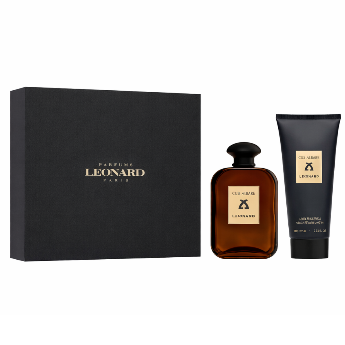Leonard - Cuir Ambre - Coffret Eau de Parfum 100ml + Gel Douche 100ml