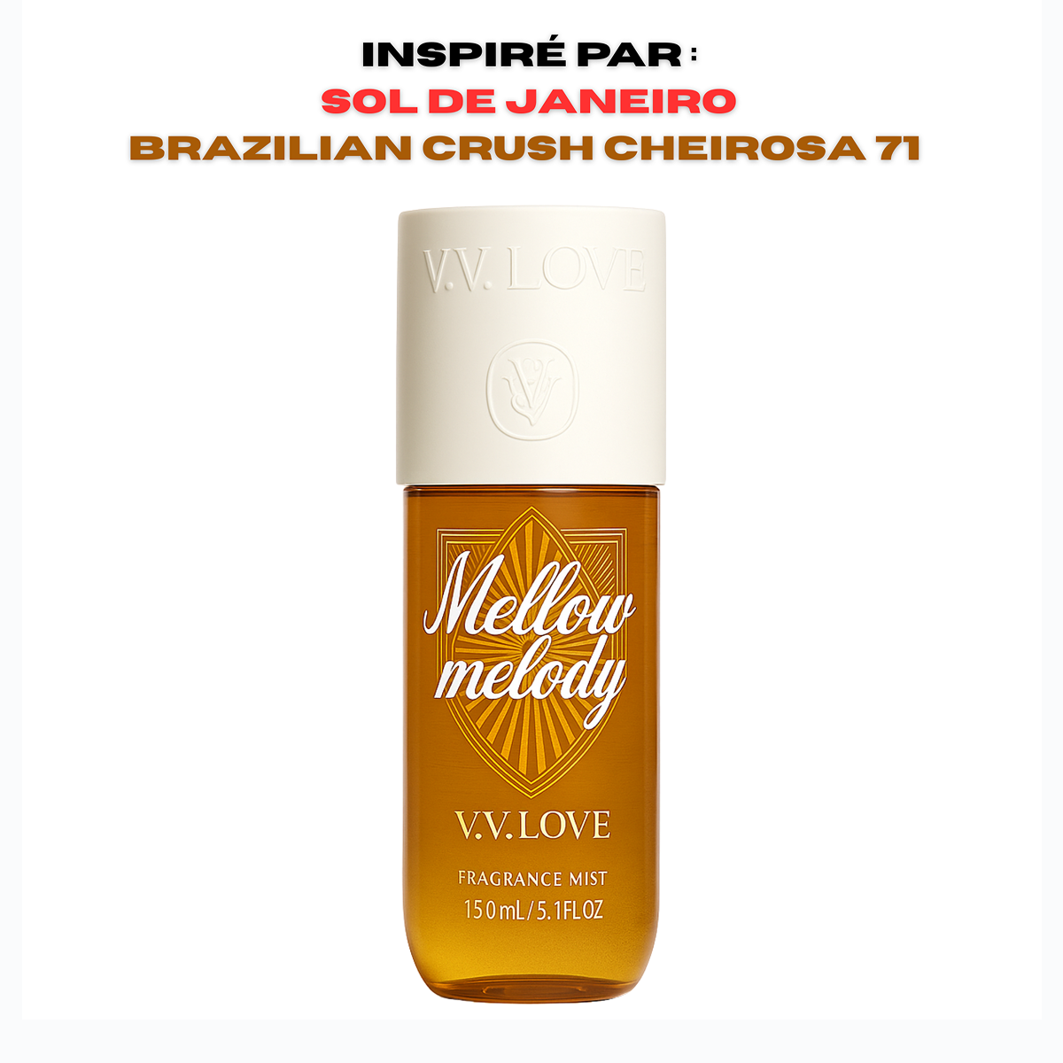 12*150ml Vv Love - Mellow Melody - Body Mist para Mujer