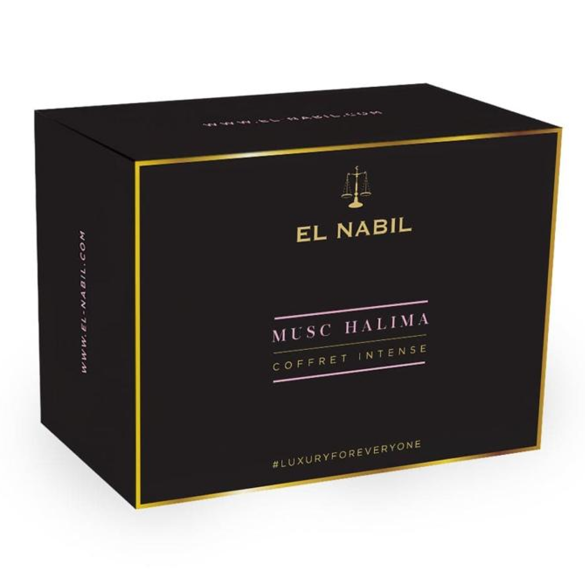 El Nabil - Coffret Prestige Musc Halima Spray 65ml + 12ml Parfum + 5ml Roll On Extrait de Parfum
