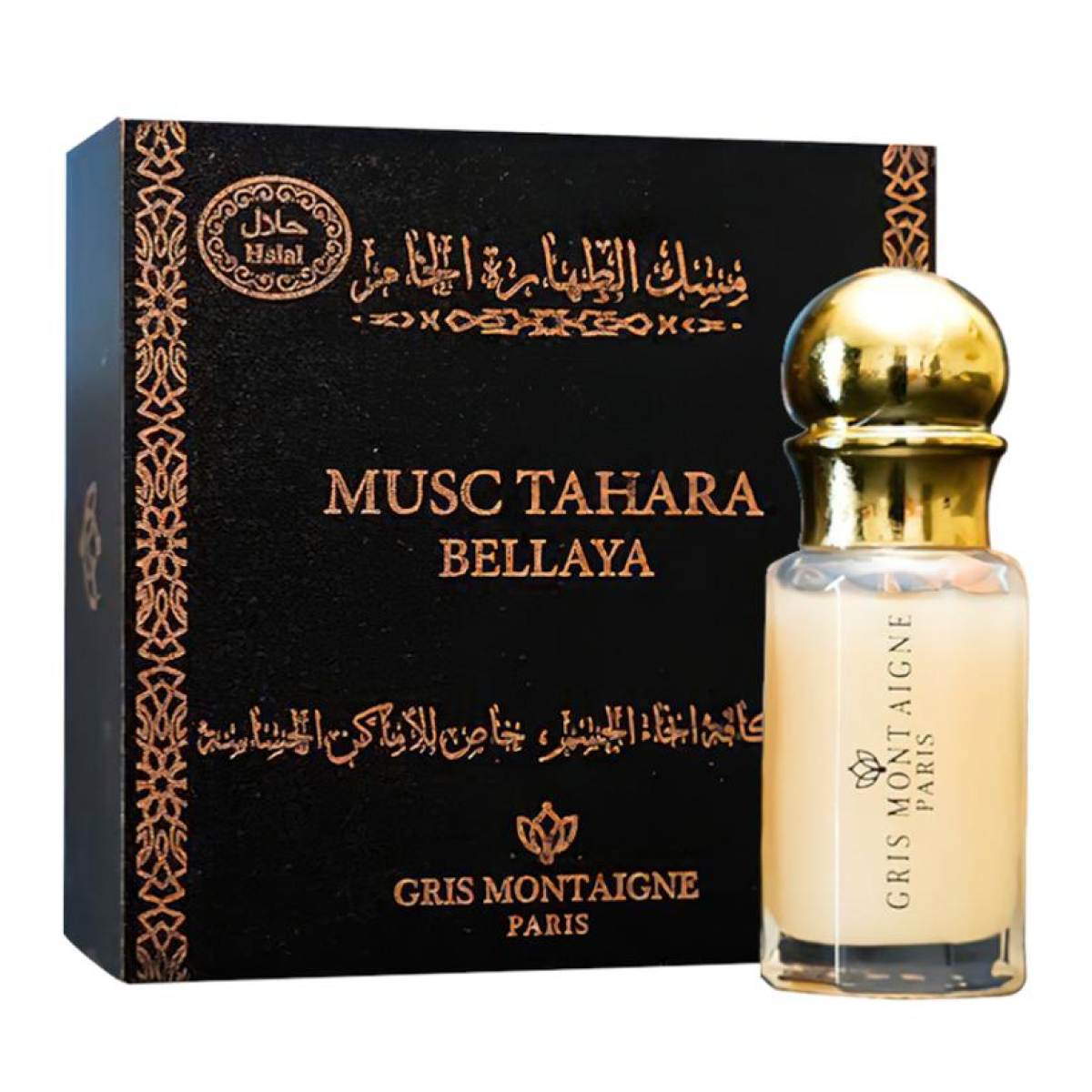 4*12ml Gris Montaigne - Musc Tahara Bellaya - Parfum Concentrado