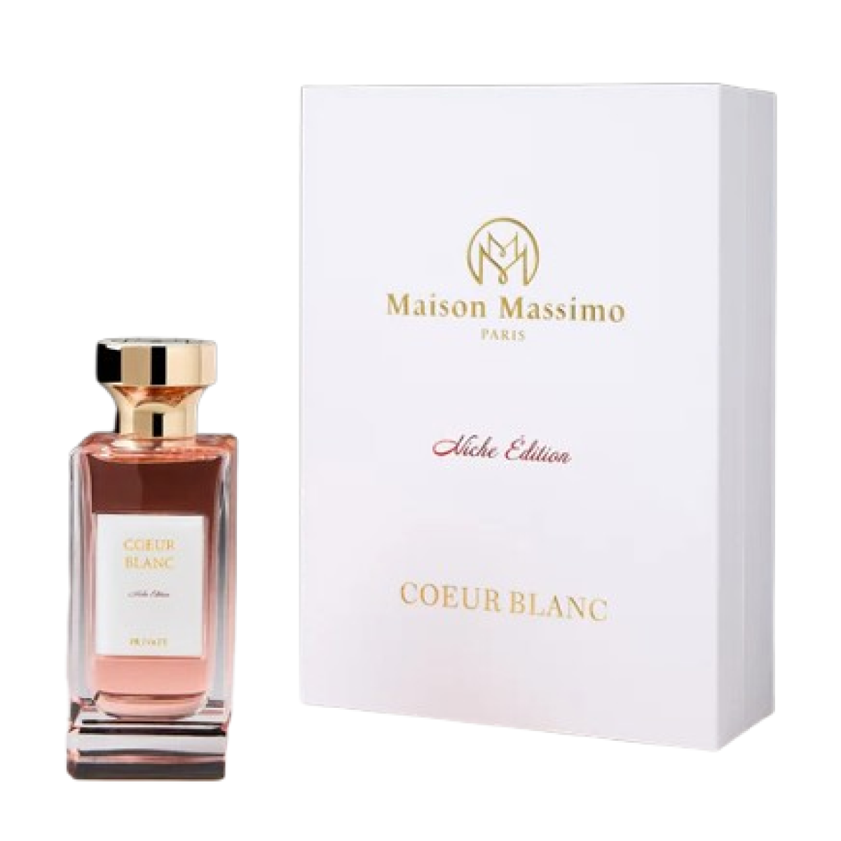 100ml Maison Massimo - Coeur Blanc - Extrait de Parfum Mixte