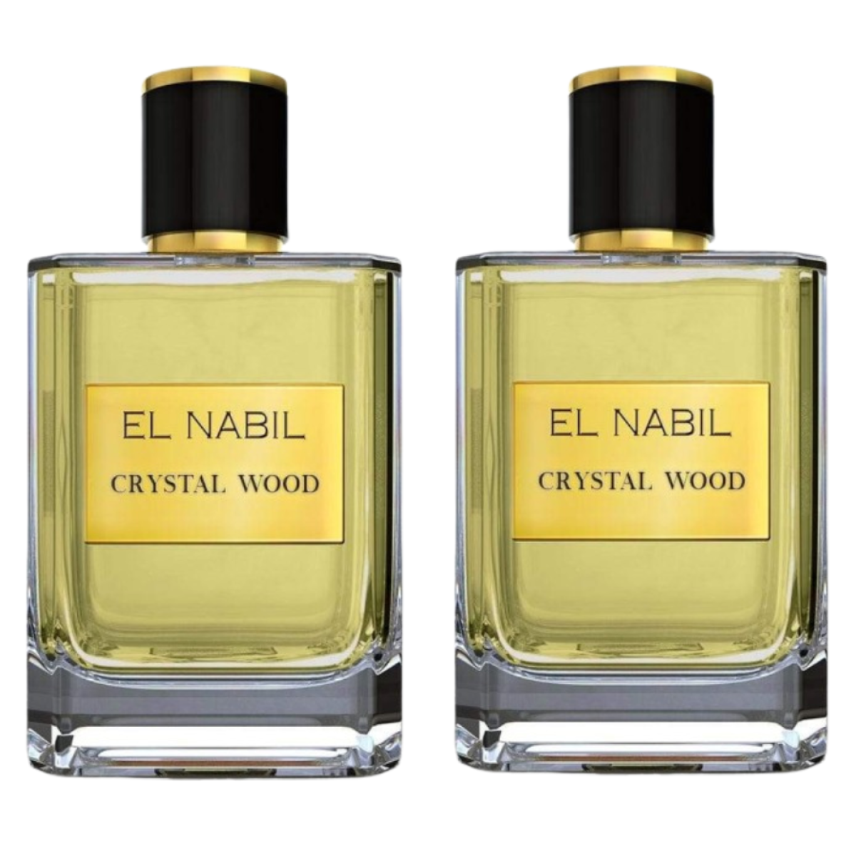 2 * 80 ml el Nabil - Crystal Wood - Eau de Parfum Unisex