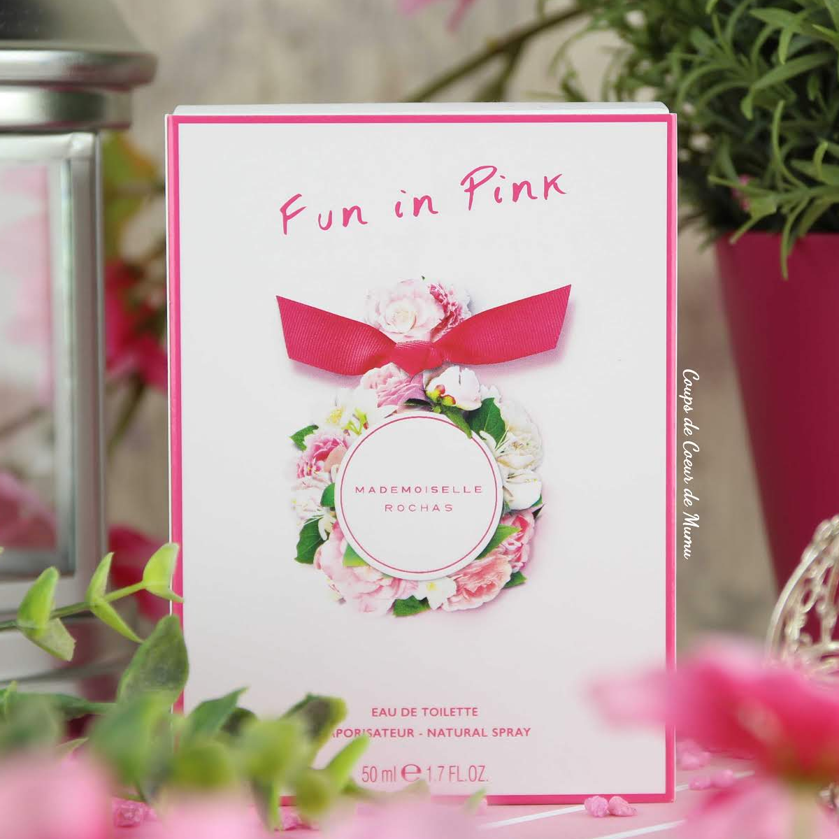 50 ml Rochas - Mademoiselle Rochas Fun In Pink- Eau de Toilette pour femme