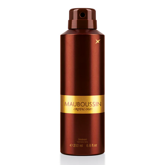 6*200ml Mauboussin - Cristal Oud - Déodorant pour homme