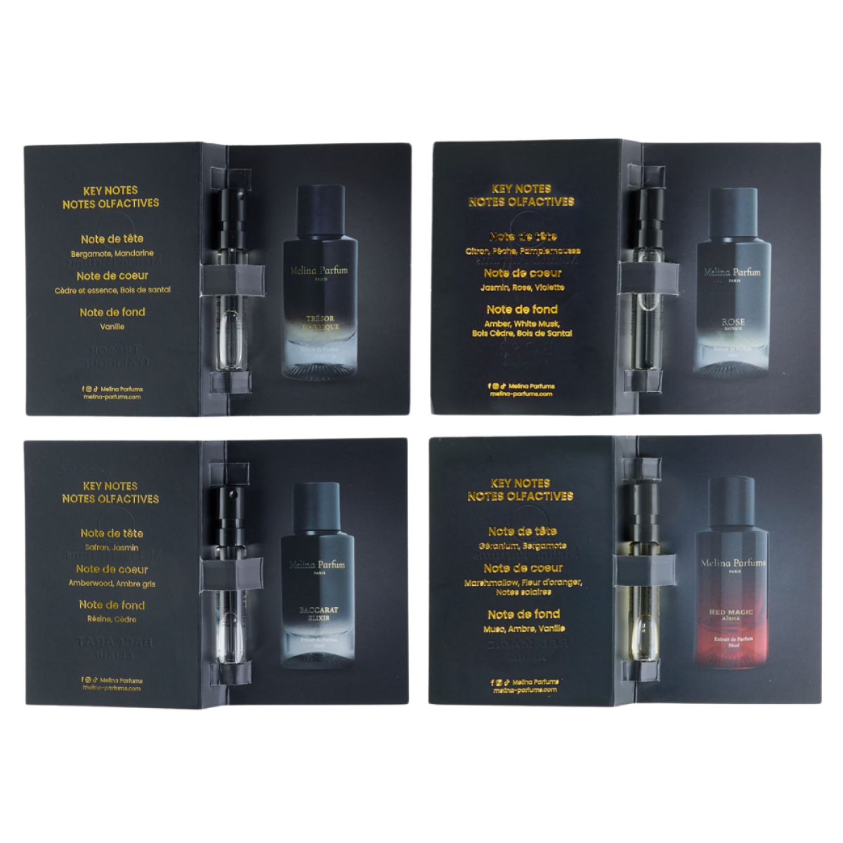 50ml Melina Parfums - Black Magic Aisha - Extrait de Parfum Mixte