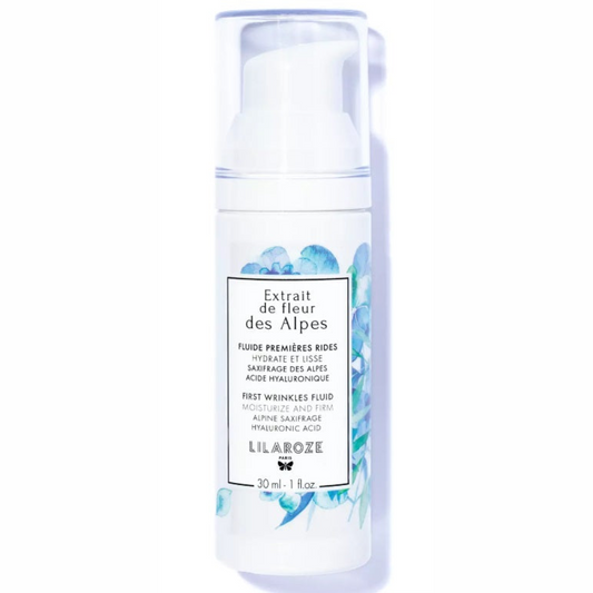 Lilaroze Paris - Fluide Première Rides Extracto de Fleur Des Alpes Hydrate et Lisse Acide Hyaluronique