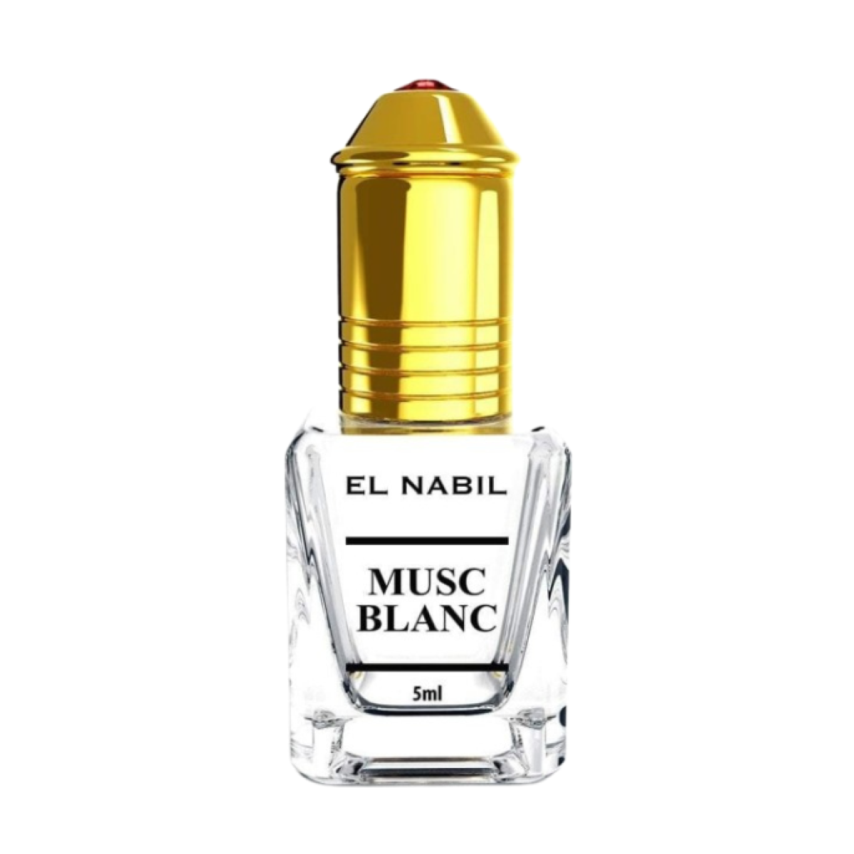 5ml el Nabil - Musc Blanc - Parfum Concentré Sans Alcool 12*5ml
